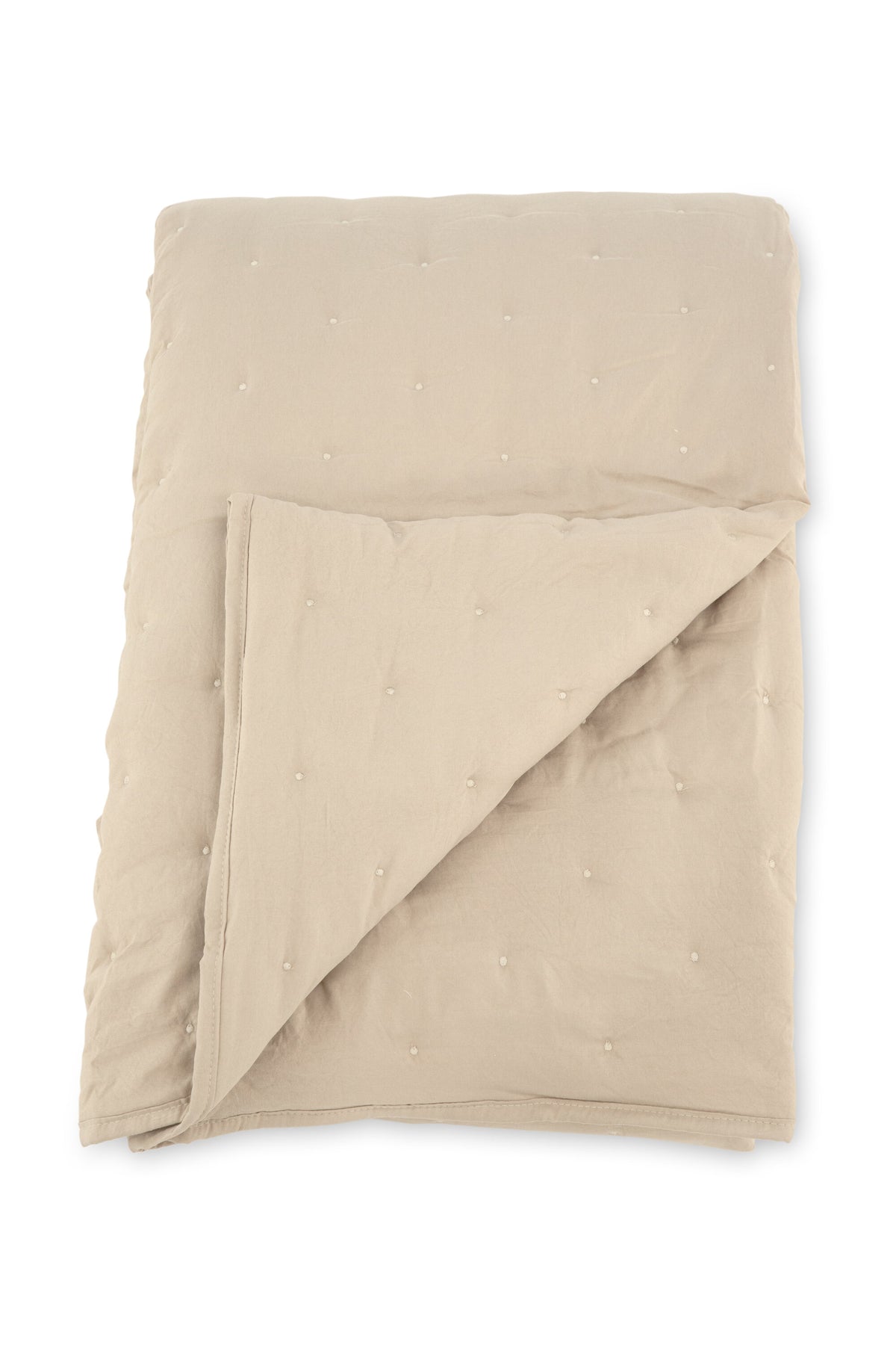 Sally överkast 260x180 cm beige mikrofiber