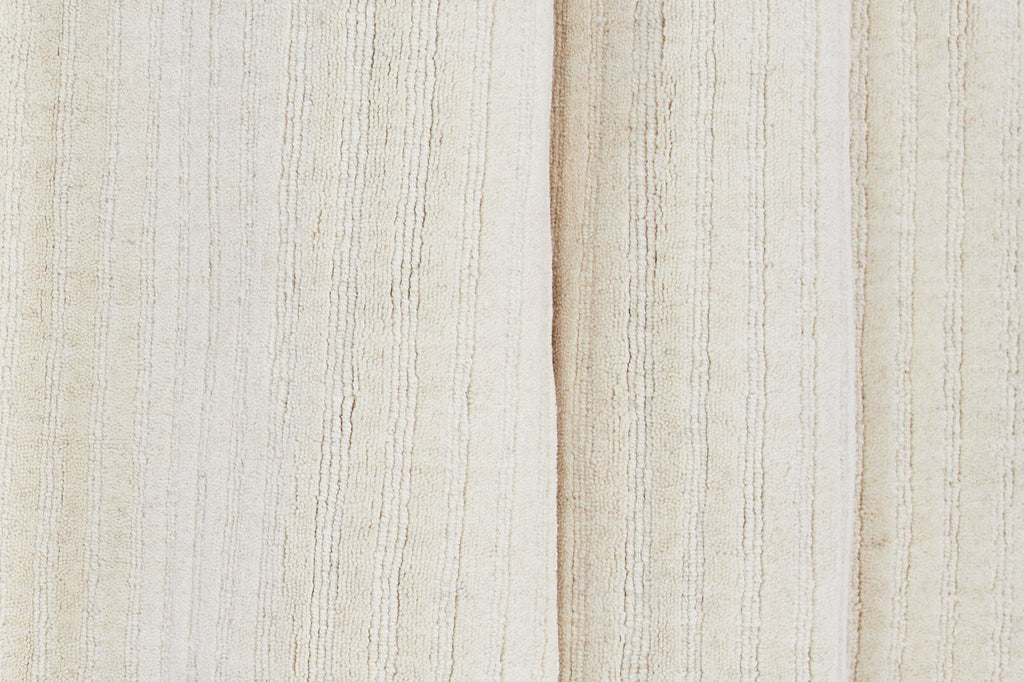 Milton gångmatta 200x70 cm vit ull