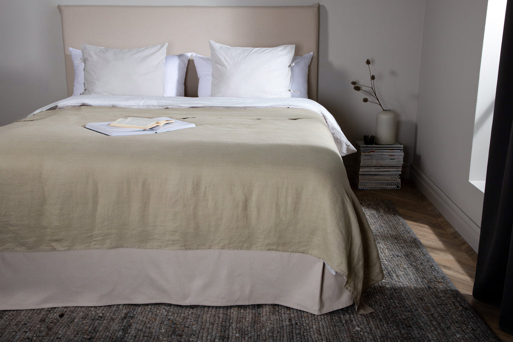 Milo överkast 250x150 cm beige
