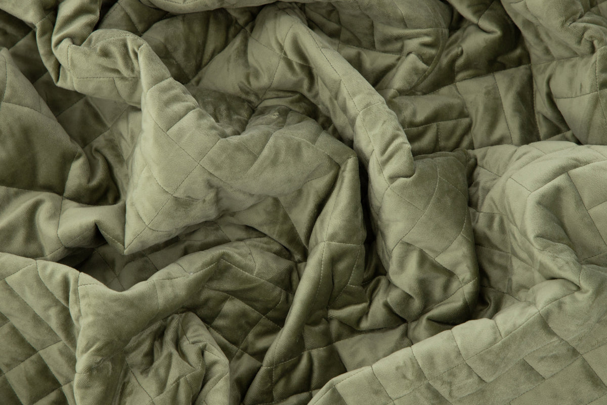 Jilly överkast 260x80 cm grön