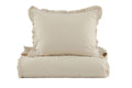 Lias påslakanset 150x200 cm beige bomull