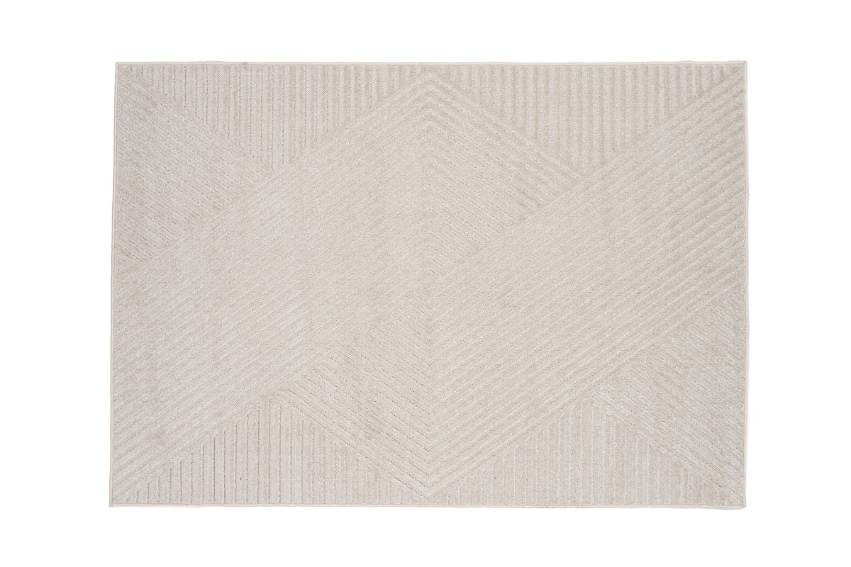 Aron Solar vardagsrumsmatta 230x160 cm vit