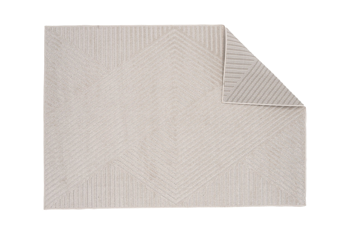 Aron Solar vardagsrumsmatta 230x160 cm vit