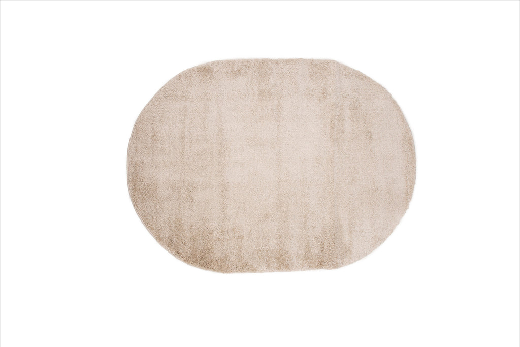Walter Pluto oval matta 340x240 cm beige