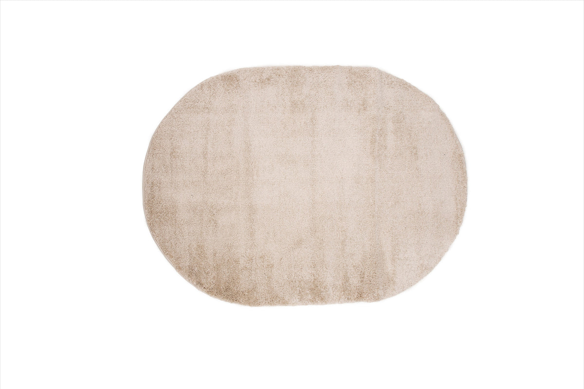 Walter Pluto oval matta 340x240 cm beige