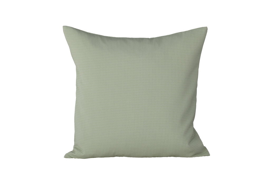 Celine kuddfodral 50x50 cm mintgrön våffelvävd polyester