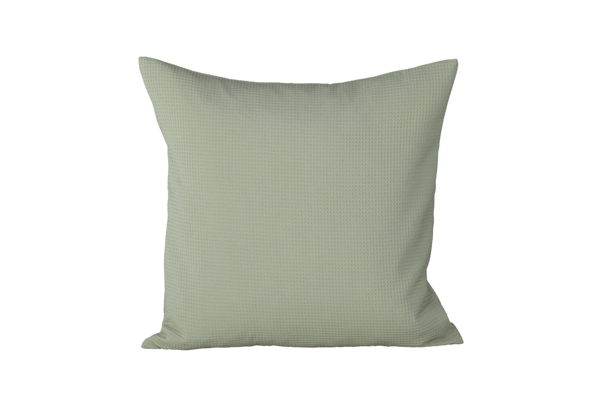Celine kuddfodral 50x50 cm mintgrön våffelvävd polyester