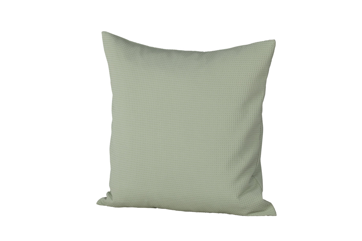 Celine kuddfodral 50x50 cm mintgrön våffelvävd polyester