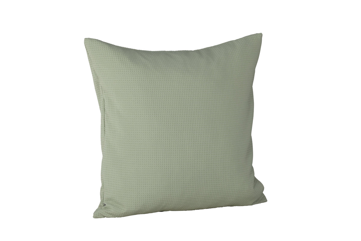 Celine kuddfodral 50x50 cm mintgrön våffelvävd polyester