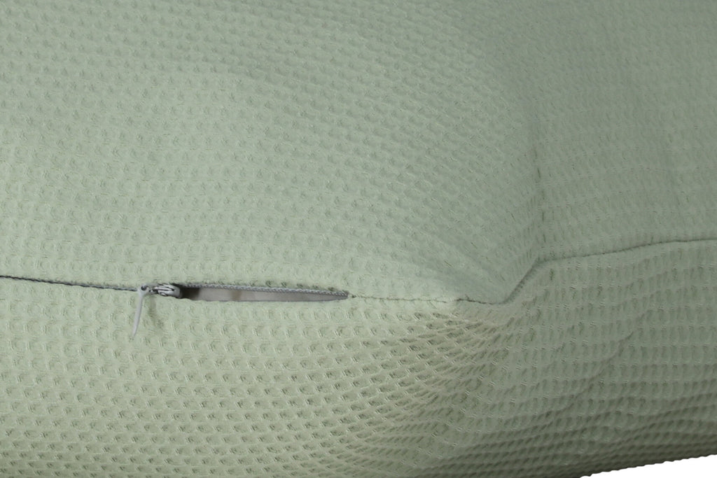 Celine kuddfodral 50x50 cm mintgrön våffelvävd polyester
