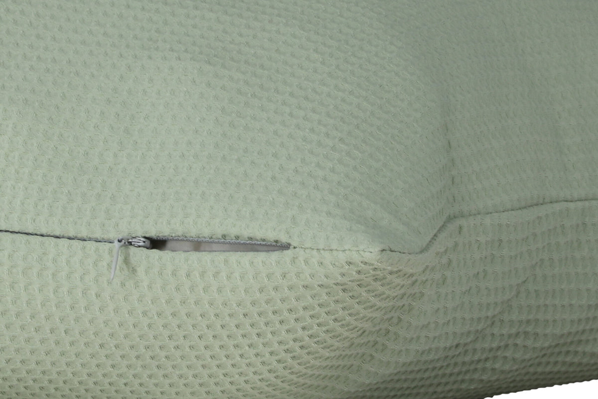 Celine kuddfodral 50x50 cm mintgrön våffelvävd polyester