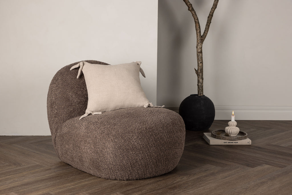Nora kuddfodral 40x40 cm beige viskos