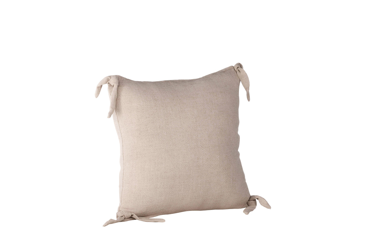 Nora kuddfodral 40x40 cm beige viskos