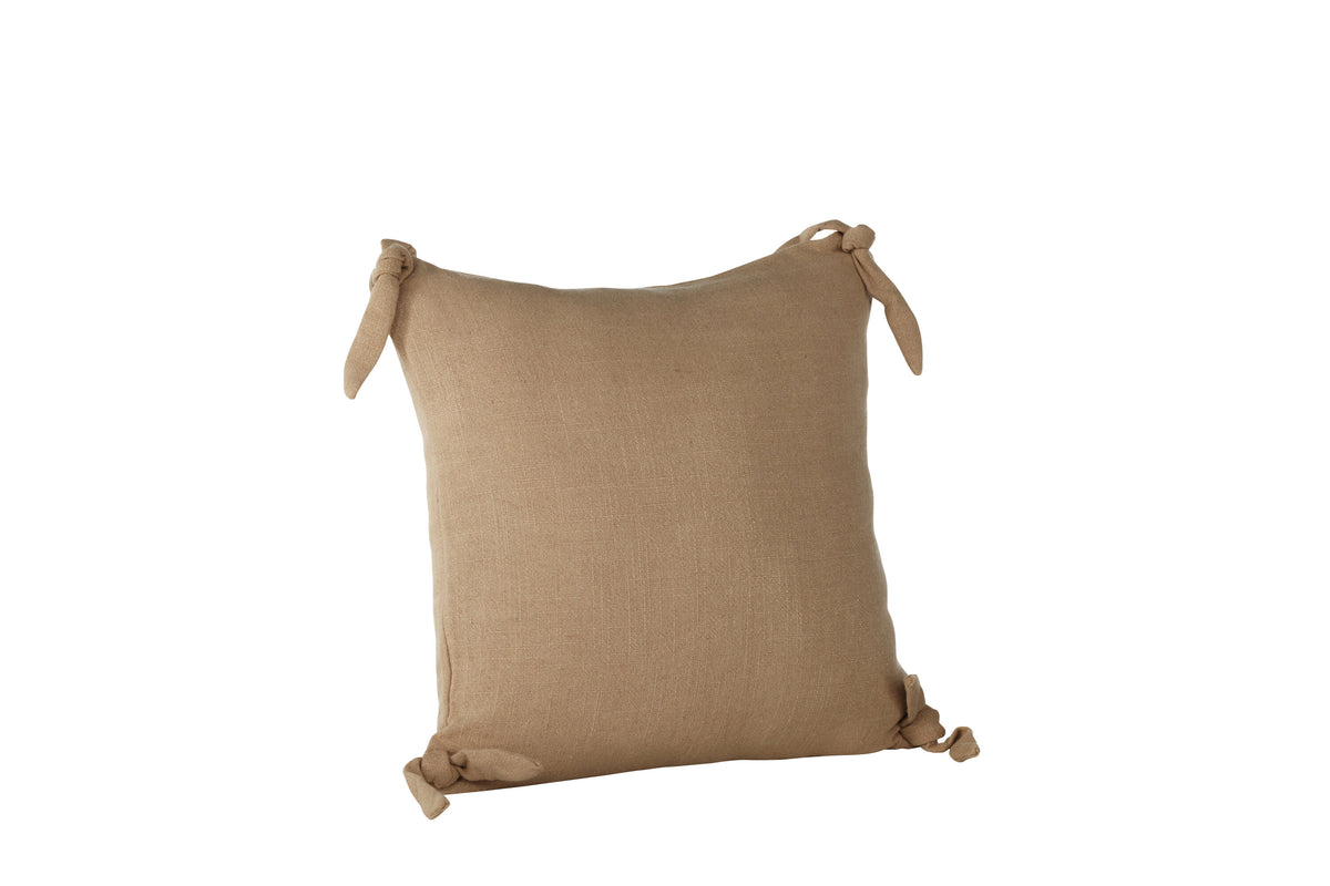 Nora kuddfodral 40x40 cm brun viskos