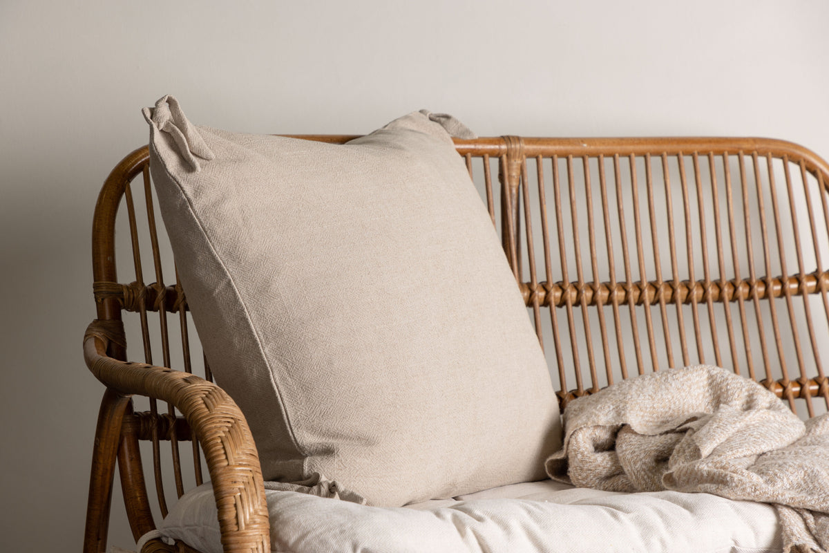 Nora kuddfodral 60x60 cm beige viskos