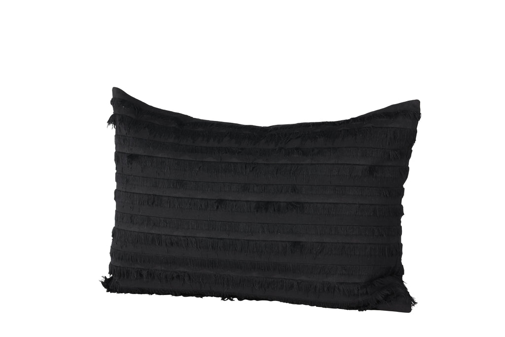 Edith kuddfodral 40x60 cm svart bomull
