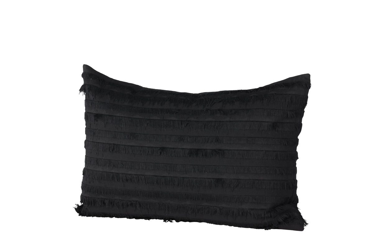 Edith kuddfodral 40x60 cm svart bomull