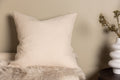 Tyra kuddfodral 60x60 cm beige bomullsmuslin