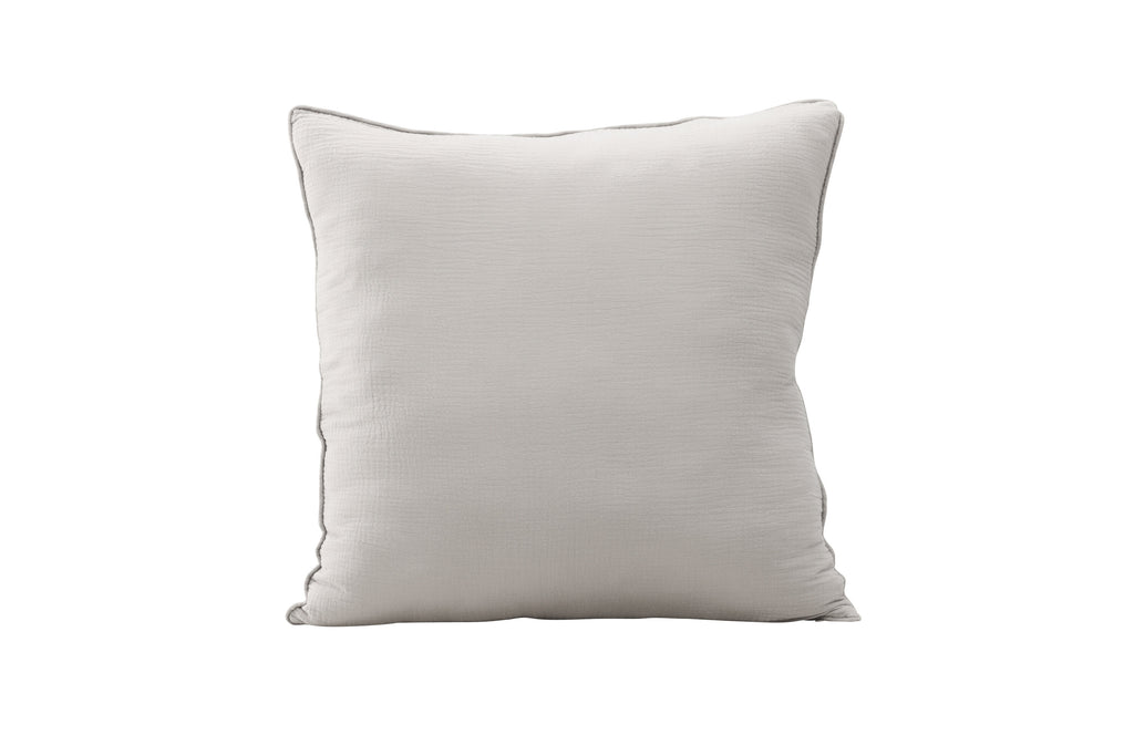 Tyra kuddfodral 60x60 cm grå bomullsmuslin