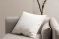 Thea kuddfodral 50x50 cm vit polyester