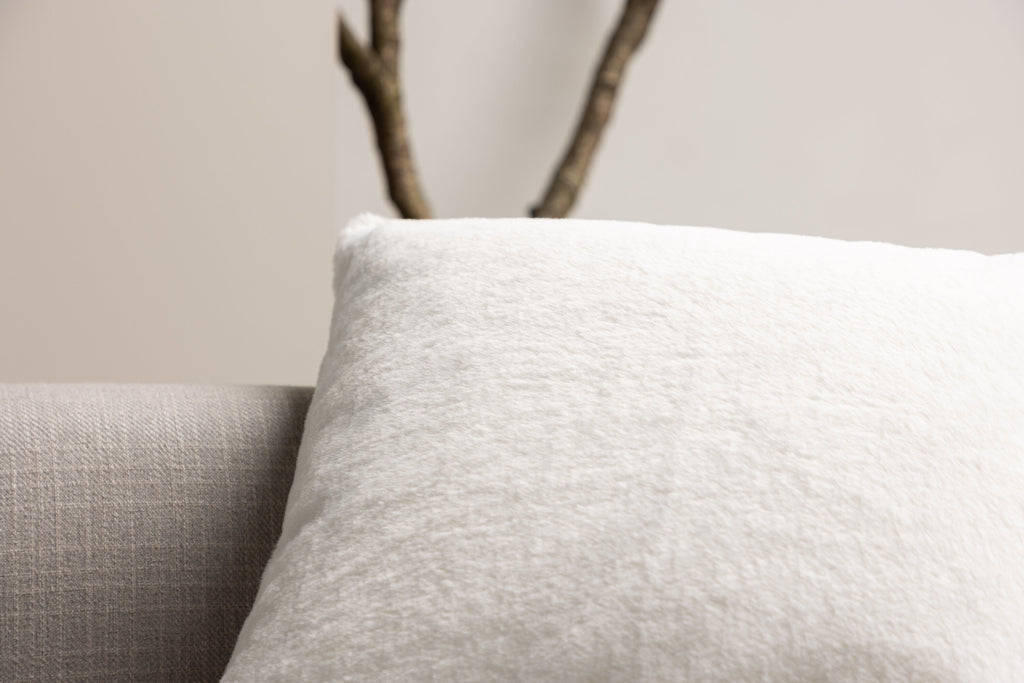 Thea kuddfodral 50x50 cm vit polyester