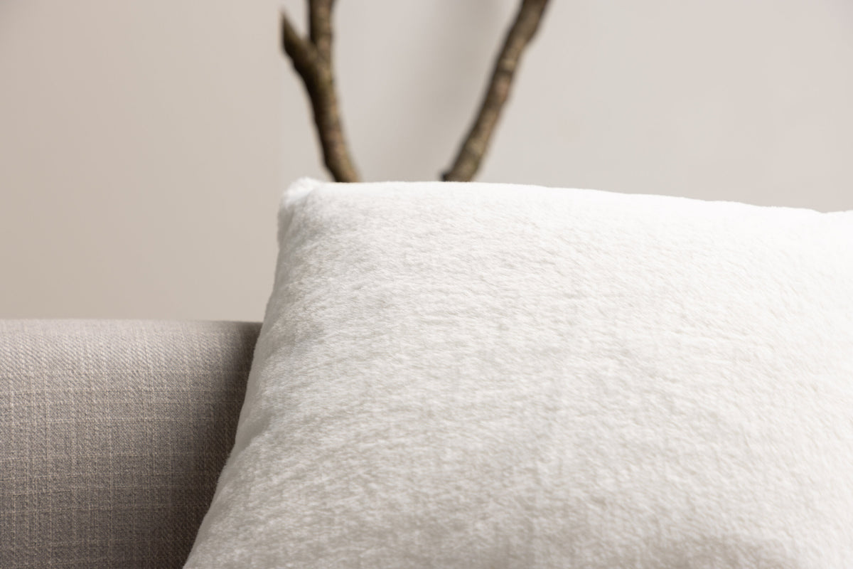 Thea kuddfodral 50x50 cm vit polyester