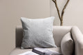 Thea kuddfodral 50x50 cm grå polyester
