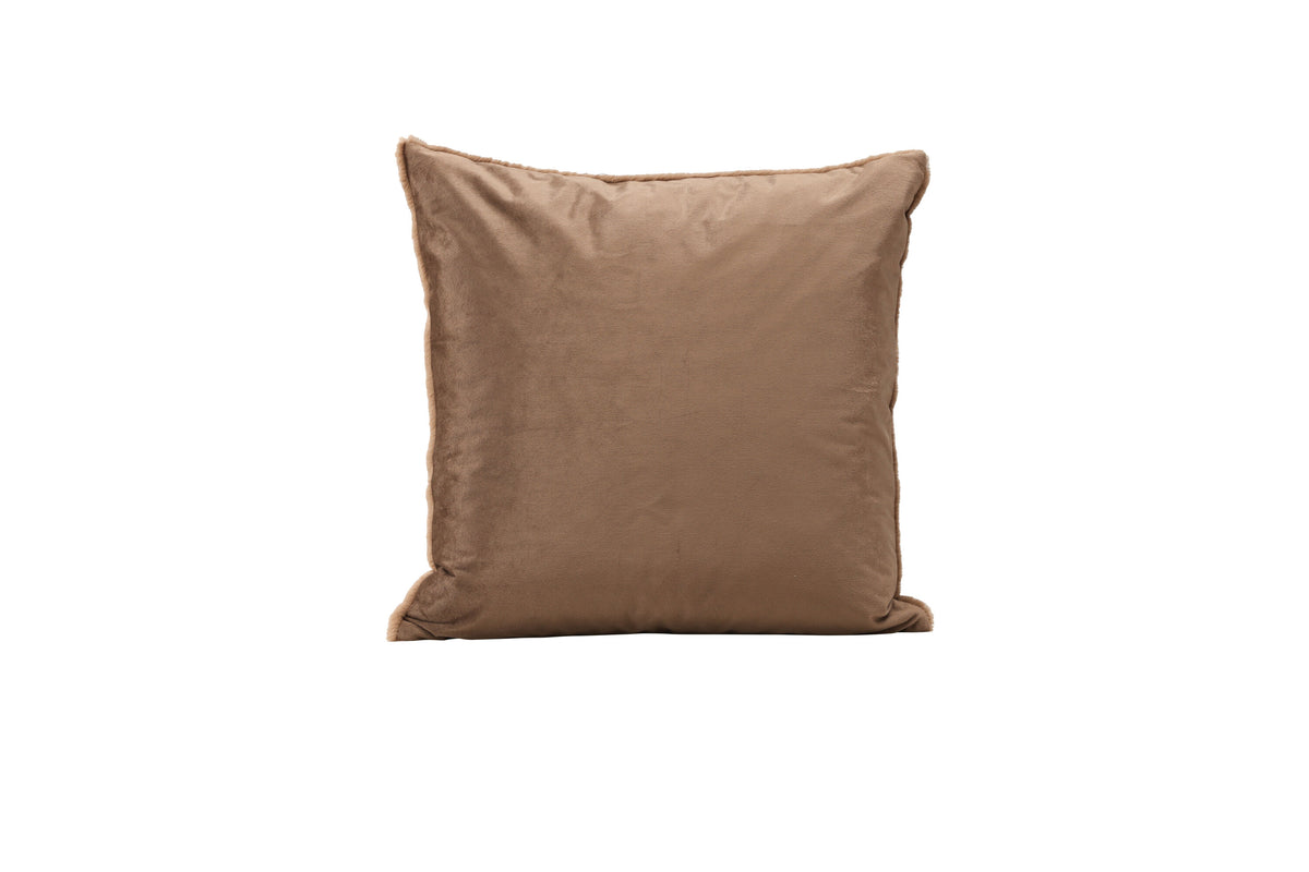 Thea kuddfodral 50x50 cm brun polyester