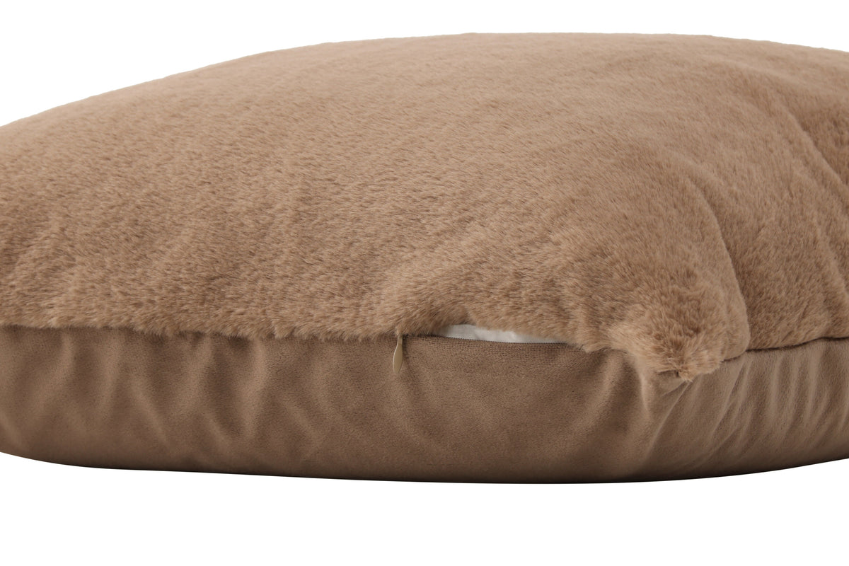 Thea kuddfodral 50x50 cm brun polyester
