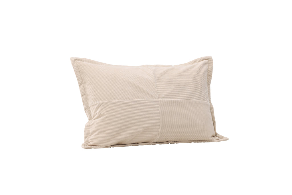 Lykke kuddfodral 40x60 cm i beige präglad sammet