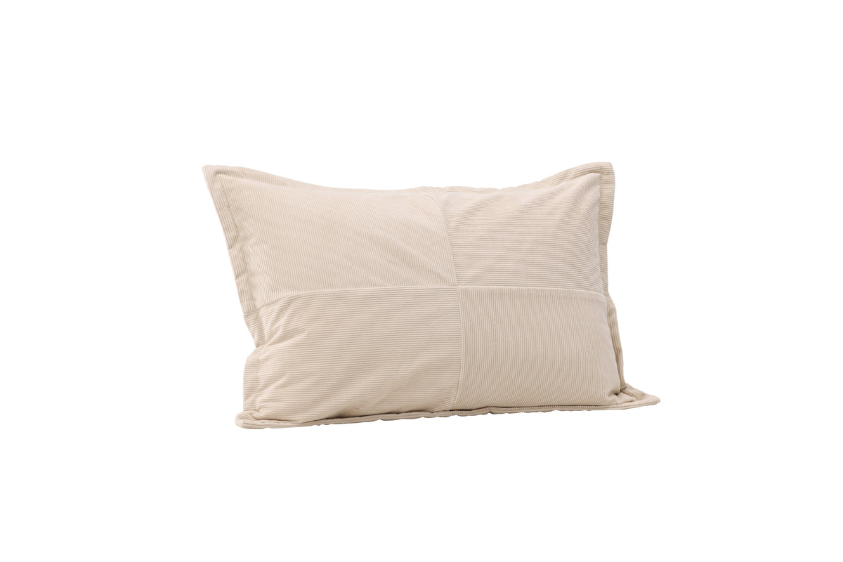 Lykke kuddfodral 40x60 cm i beige präglad sammet