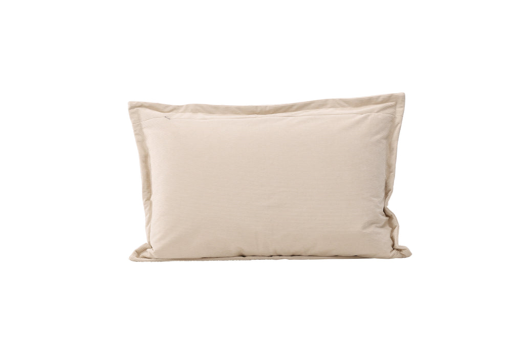 Lykke kuddfodral 40x60 cm i beige präglad sammet