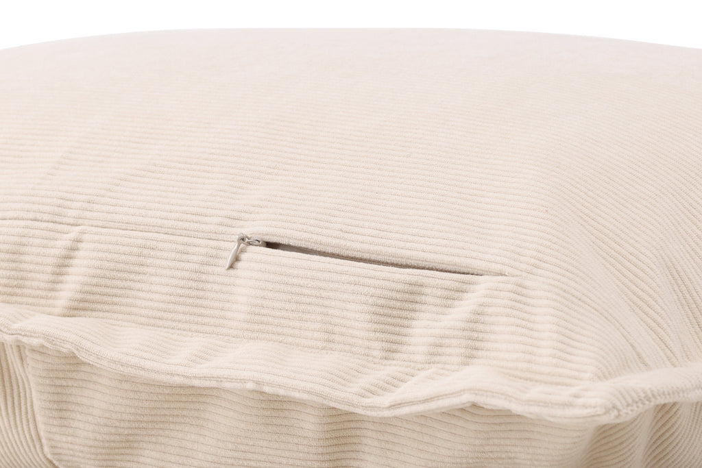 Lykke kuddfodral 40x60 cm i beige präglad sammet
