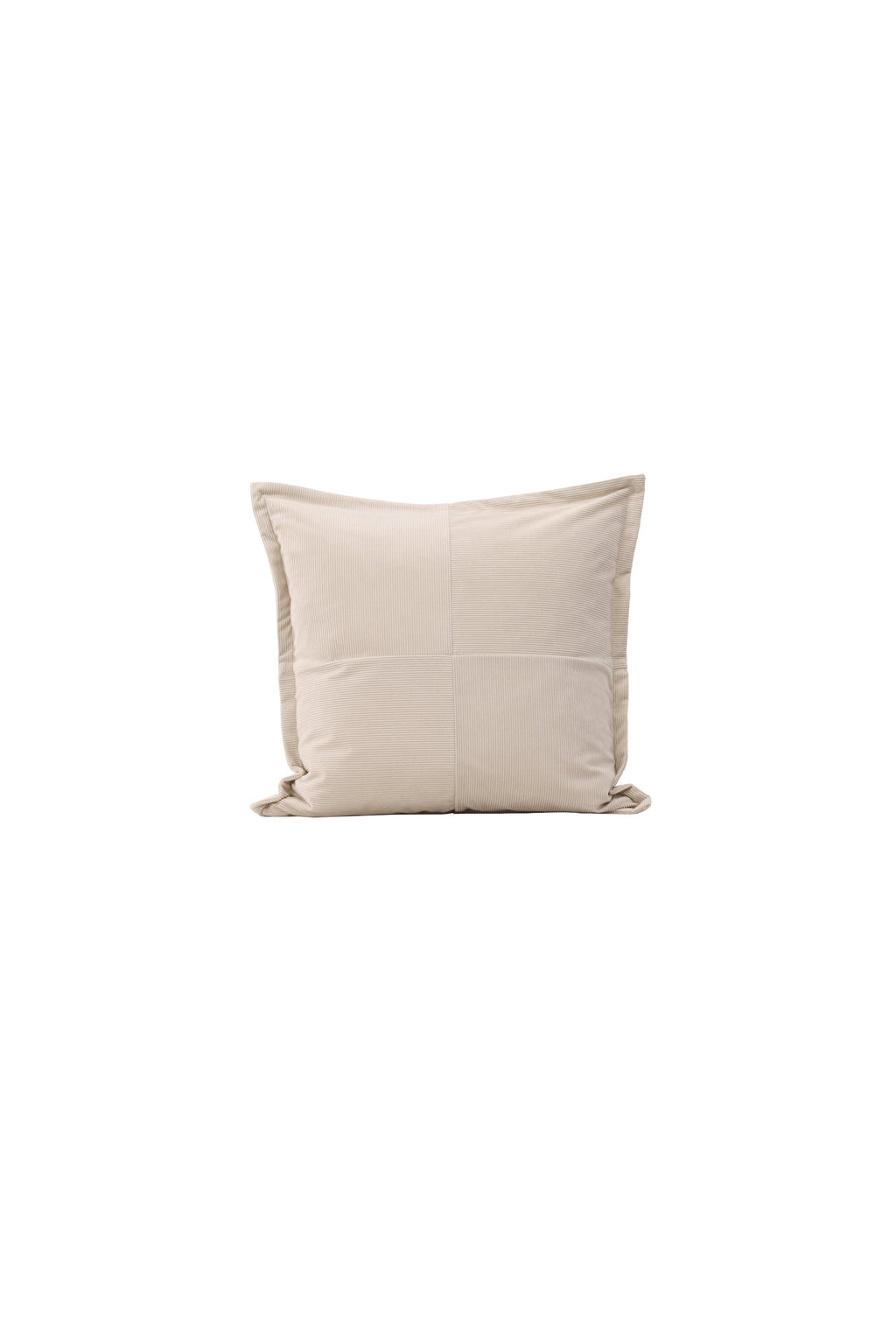 Lykke kuddfodral 50x50 cm i beige präglad sammet