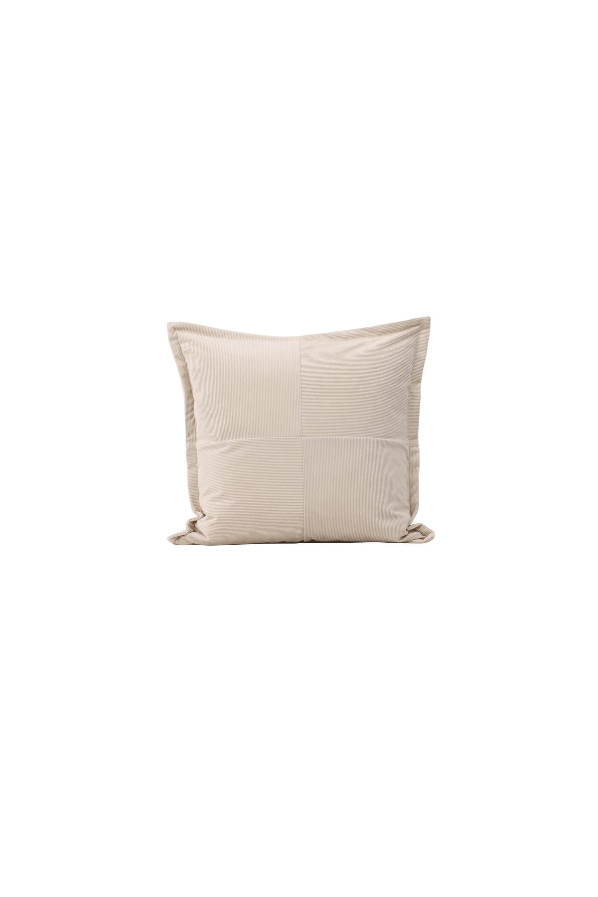 Lykke kuddfodral 50x50 cm i beige präglad sammet