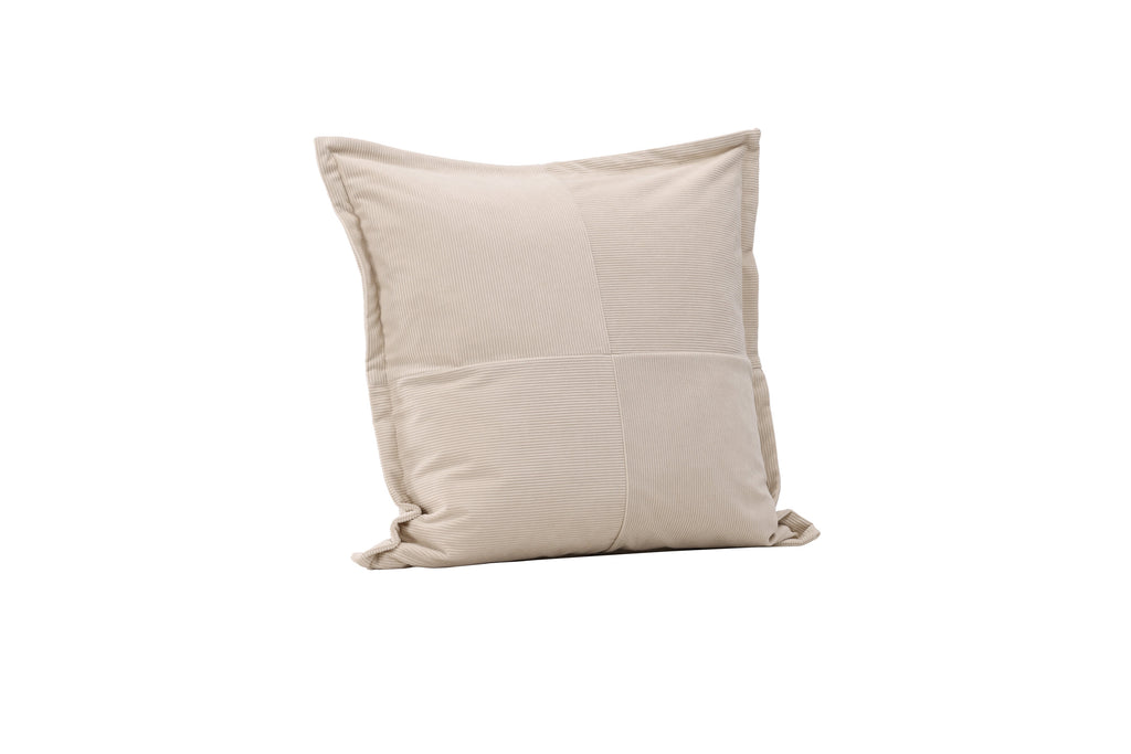 Lykke kuddfodral 50x50 cm i beige präglad sammet