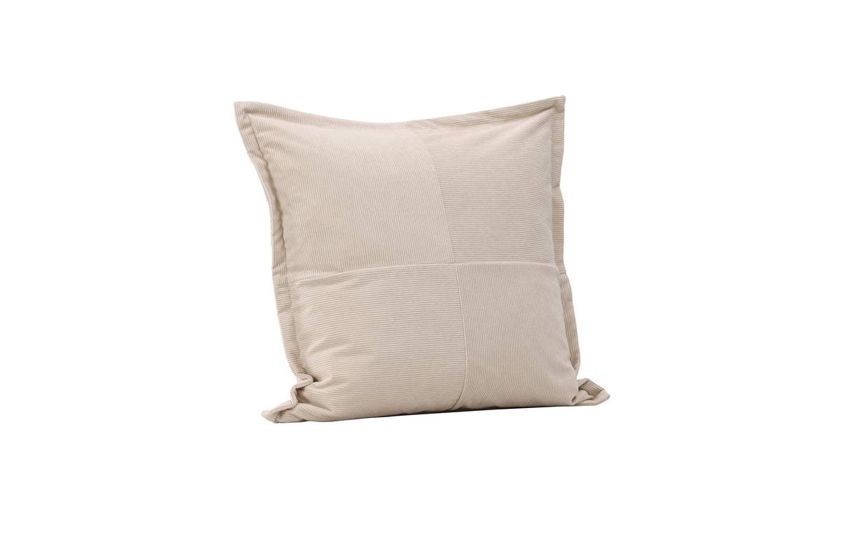 Lykke kuddfodral 50x50 cm i beige präglad sammet