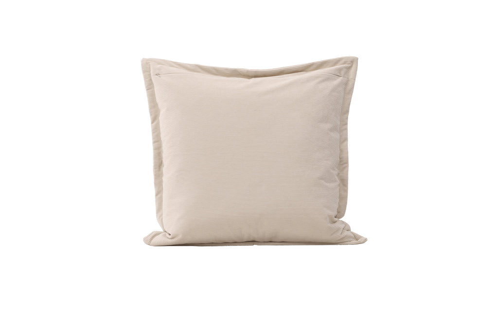Lykke kuddfodral 50x50 cm i beige präglad sammet