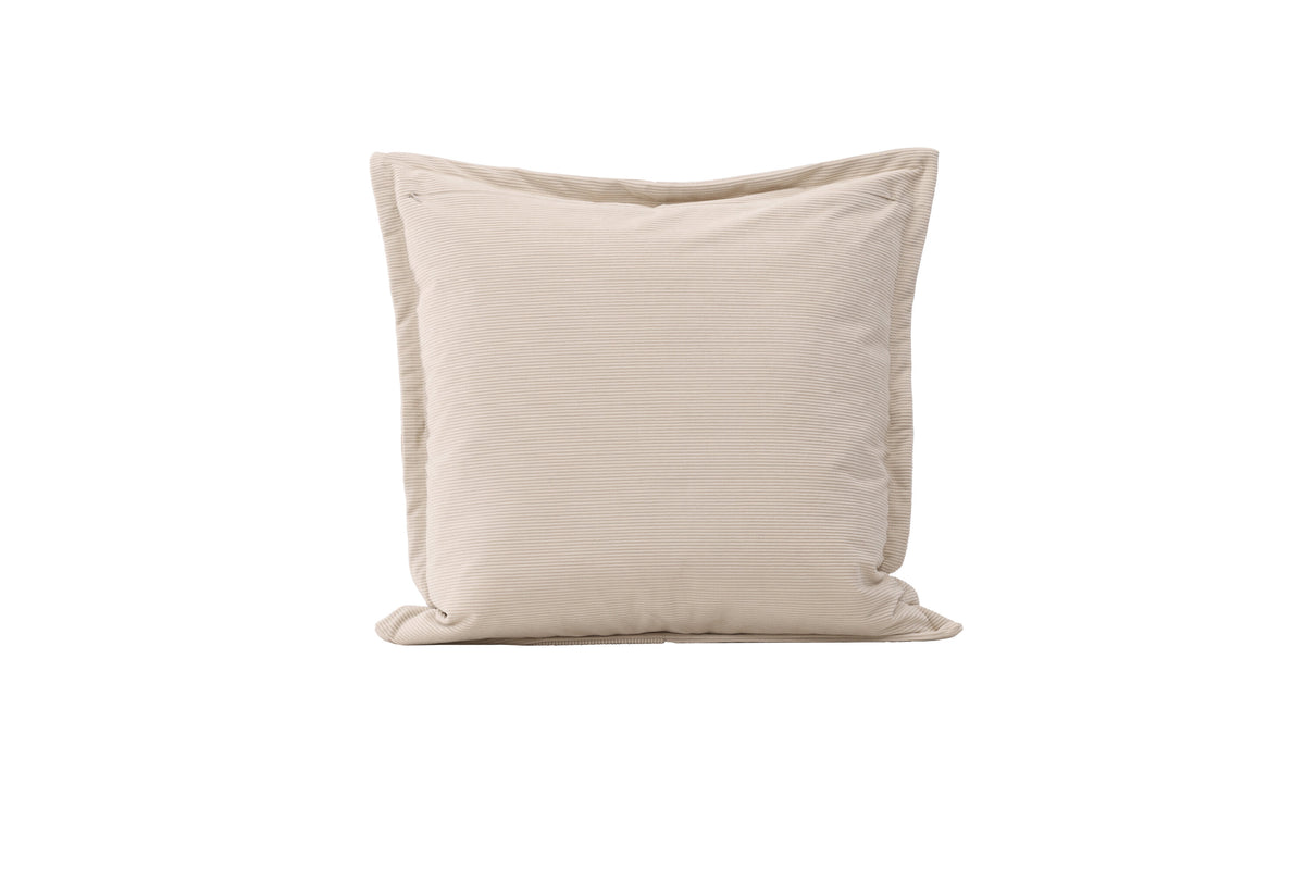 Lykke kuddfodral 50x50 cm i beige präglad sammet