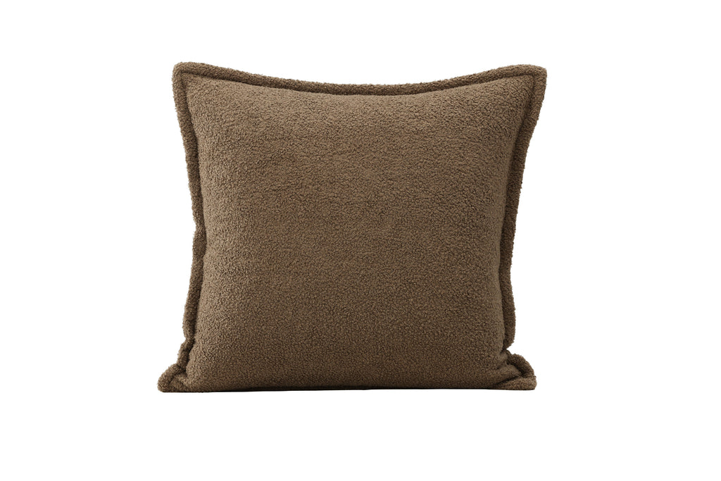 Tuva kuddfodral 60x60 cm brun teddy