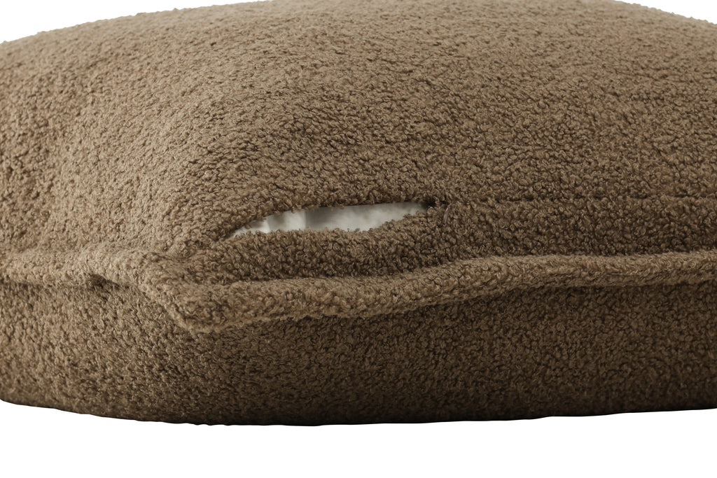 Tuva kuddfodral 60x60 cm brun teddy