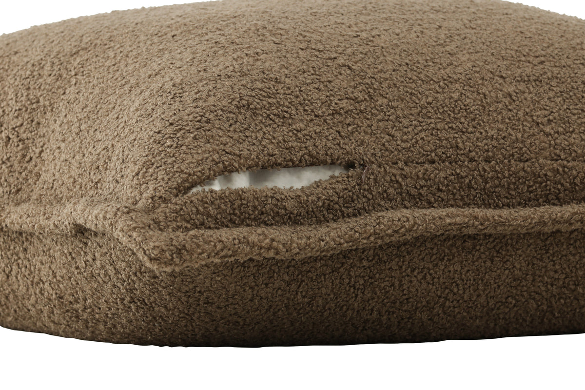 Tuva kuddfodral 60x60 cm brun teddy