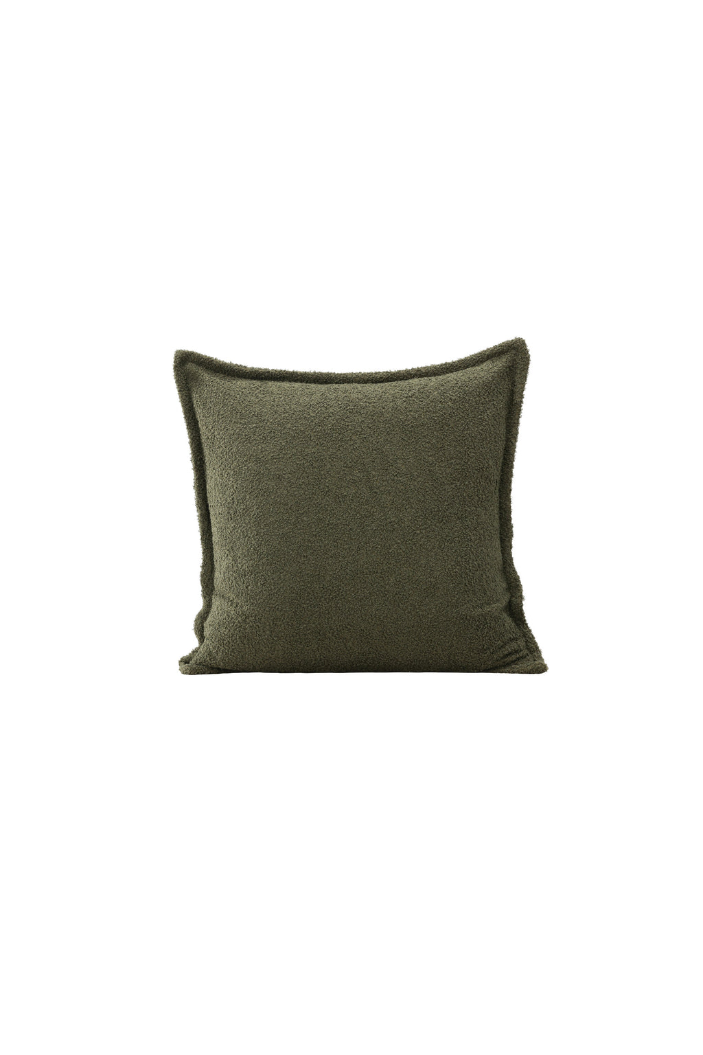 Tuva kuddfodral 60x60 cm mörkgrön teddy