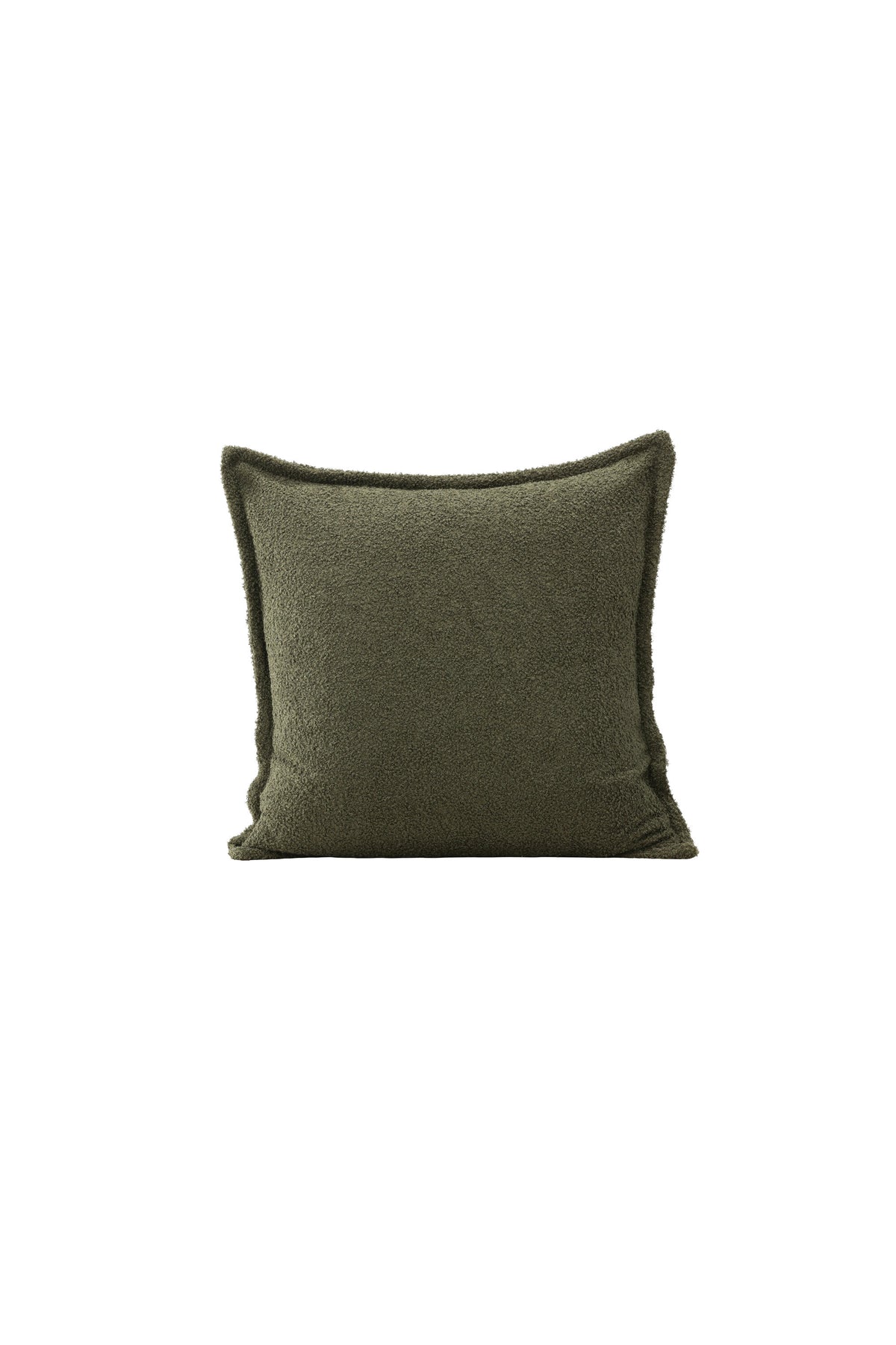 Tuva kuddfodral 60x60 cm mörkgrön teddy