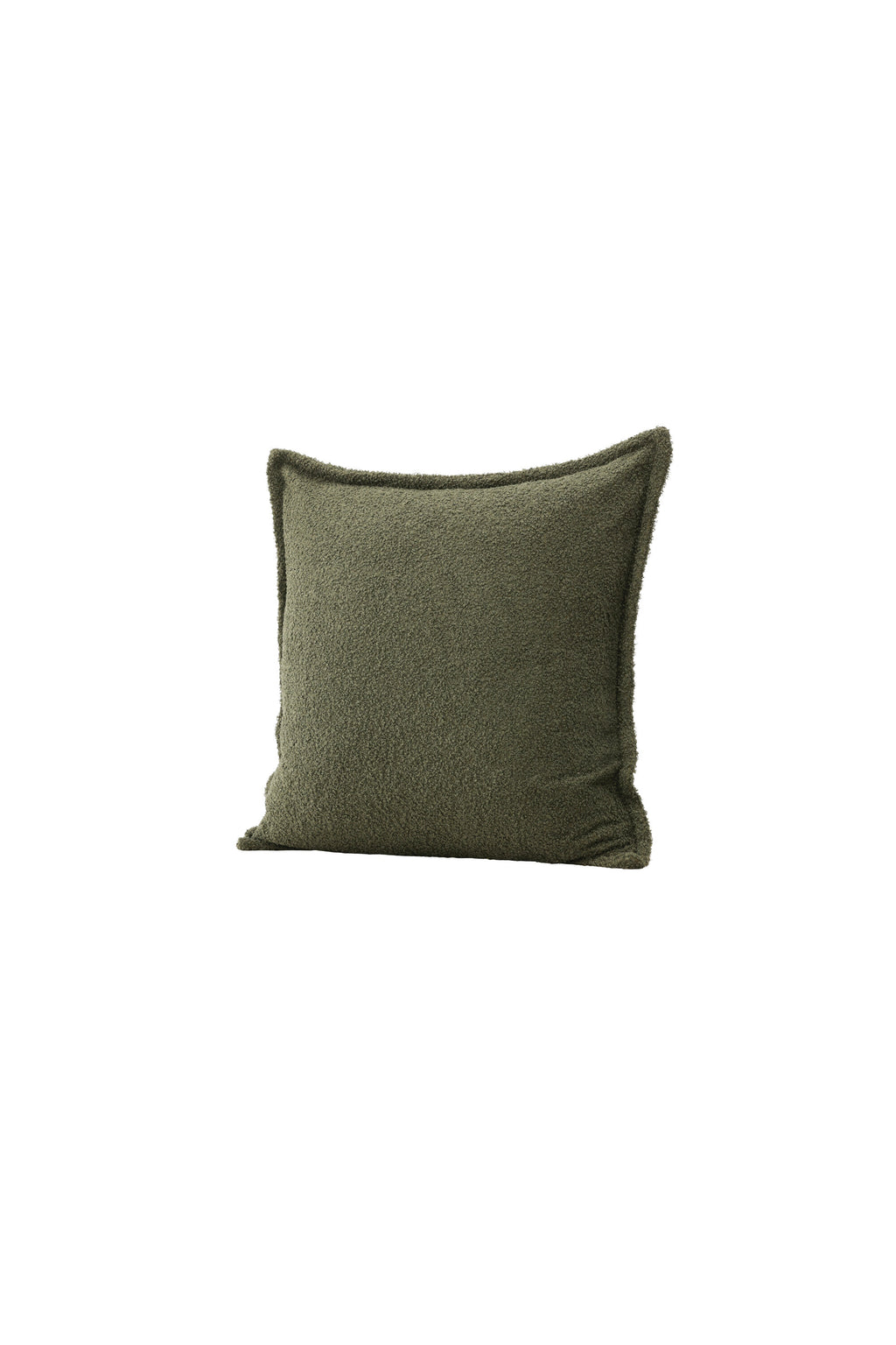 Tuva kuddfodral 60x60 cm mörkgrön teddy