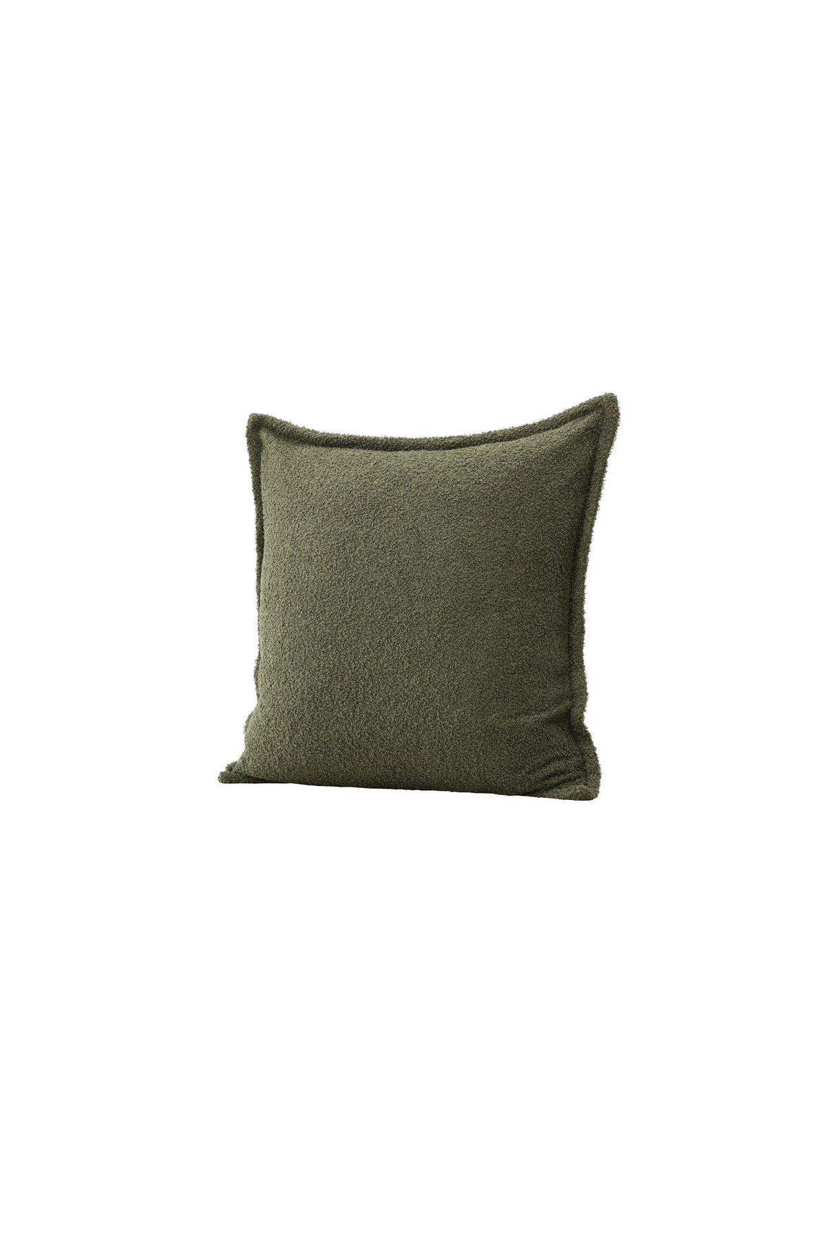 Tuva kuddfodral 60x60 cm mörkgrön teddy