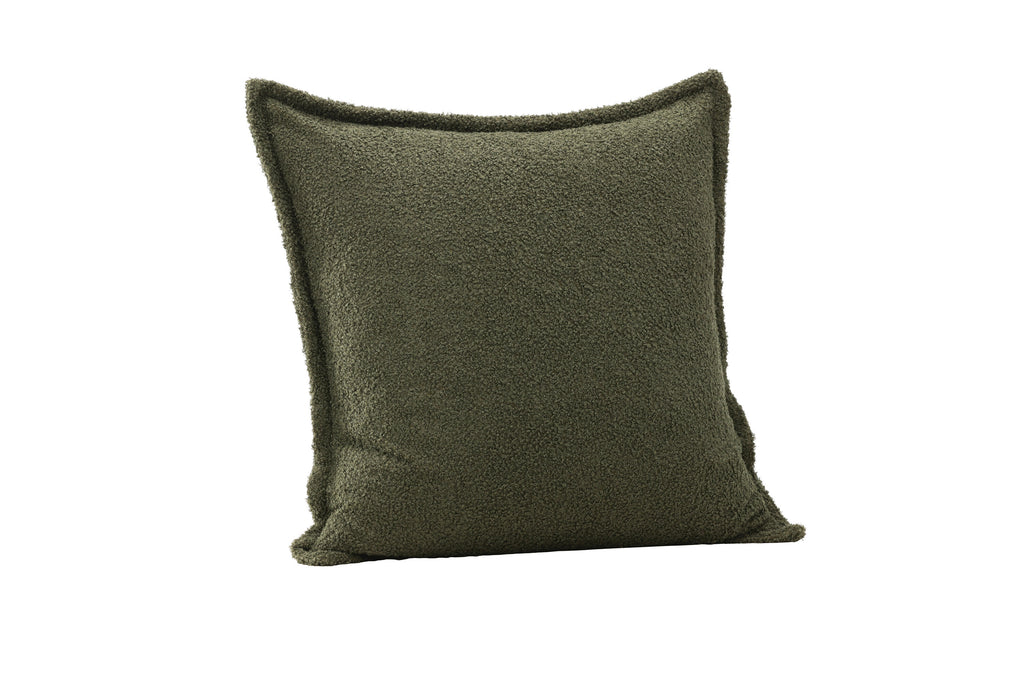 Tuva kuddfodral 60x60 cm mörkgrön teddy