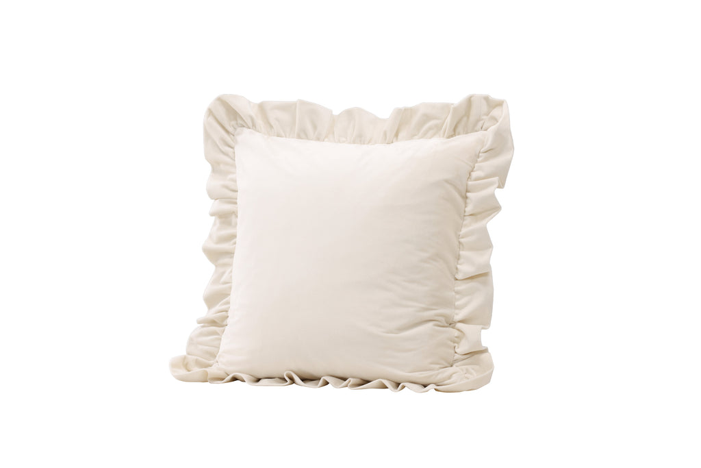 Hailey kuddfodral 50x50 cm vit polyestersammet