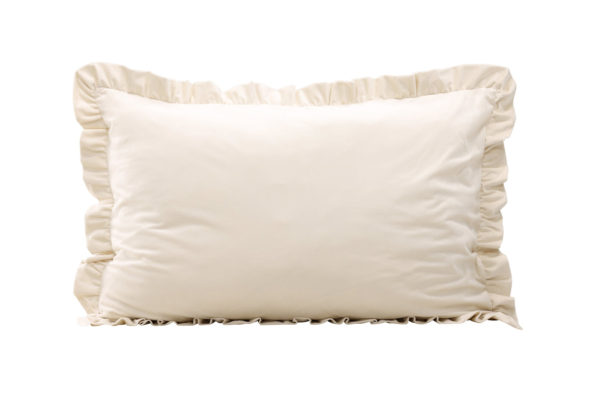 Hailey kuddfodral 70x100 cm vit polyestersammet
