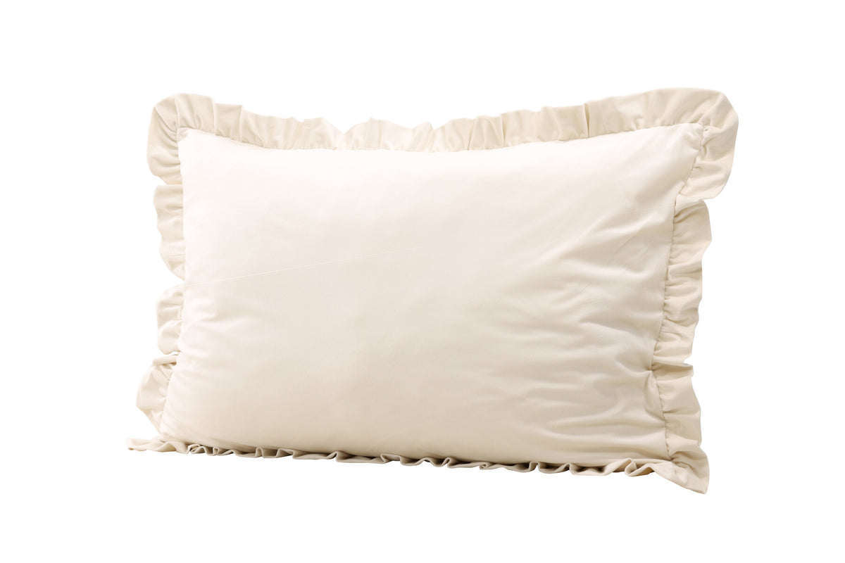 Hailey kuddfodral 70x100 cm vit polyestersammet